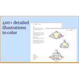 Anatomy Coloring Book – Interactive Human Anatomy Study Guide with Medical Illustrations & Self-Testing System