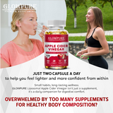 Apple Cider Vinegar Capsules, Adult Daily Wellness Supplement, 60 Count