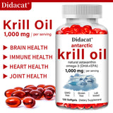 Antarctic Krill Oil Omega-3 Softgels, 120 Count